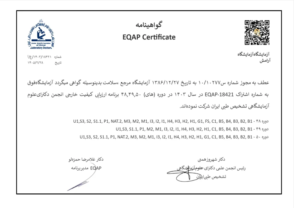 ارزیابی خارجی کیفیت (EQA)