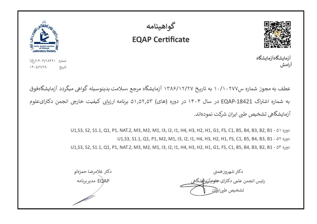 ارزیابی خارجی کیفیت (EQA)